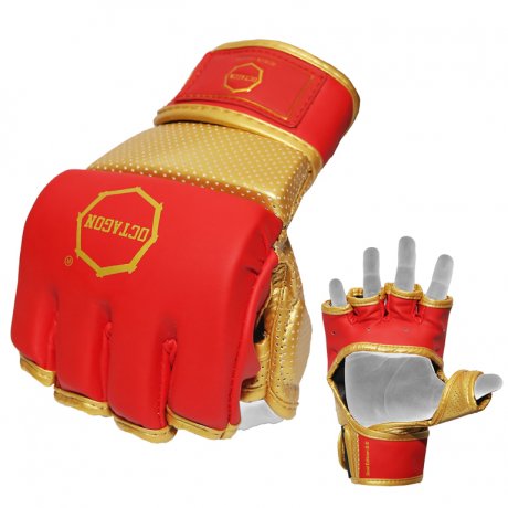 Rękawice MMA Octagon Gold Edition 2.0 red