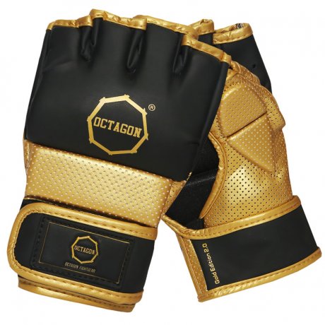 Rękawice MMA Octagon Gold Edition 2.0 black
