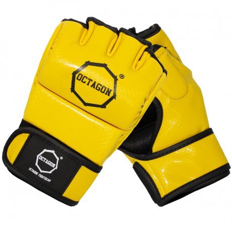  Rękawice MMA Octagon KEVLAR yellow