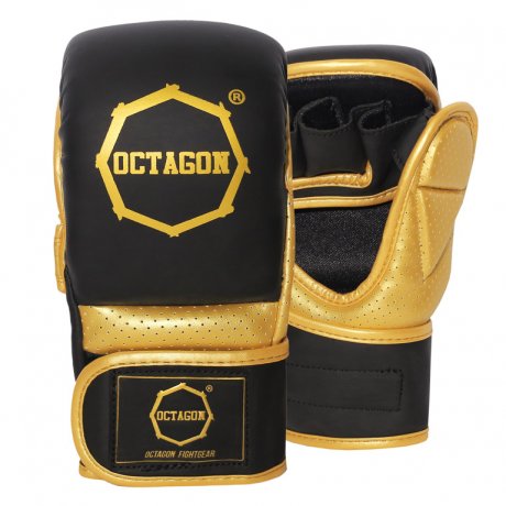 Rękawice MMA sparingowe Octagon Gold Edition 2.0 black