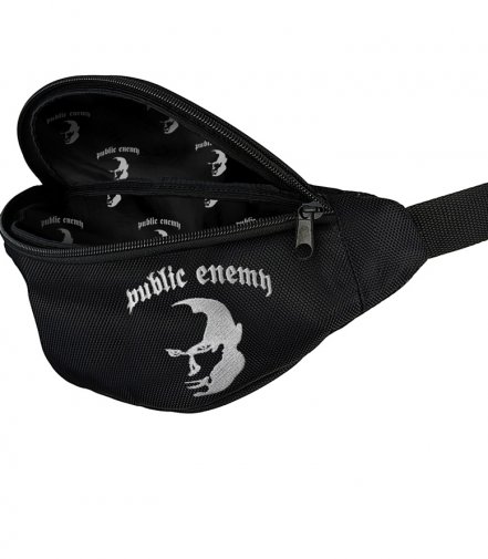 Saszetka nerka Public Enemy Logo black