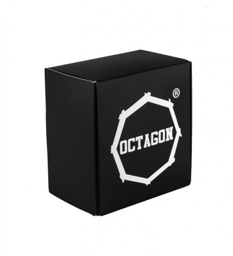 Skarpetki Octagon Sports biało czarne logo