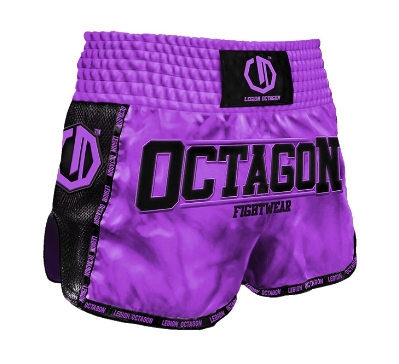 Spodenki Kickboxing/Muay Thai Legion Octagon Future PREMIUM purple