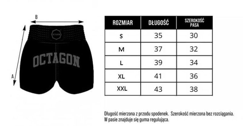 Spodenki Kickboxing/Muay Thai Legion Octagon Future PREMIUM grey/black