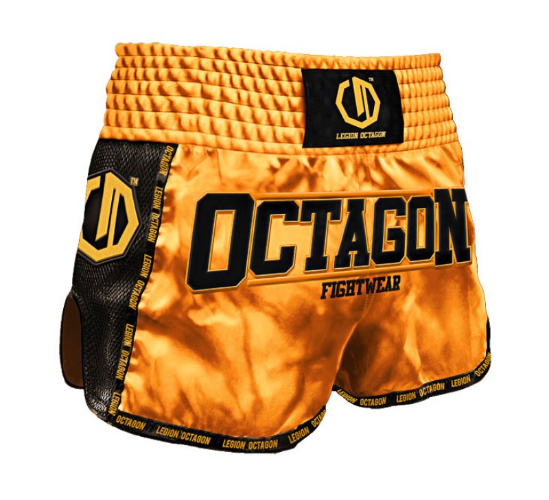 Spodenki Kickboxing/Muay Thai Legion Octagon Future PREMIUM gold