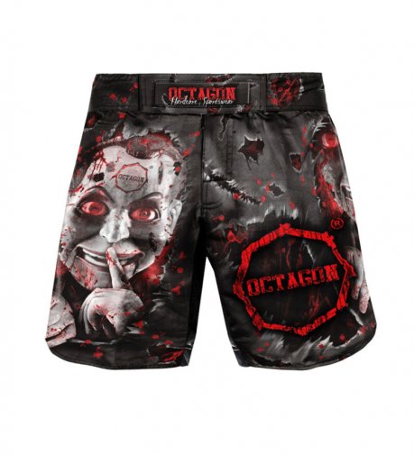 Spodenki MMA szorty Octagon Be Quiet Or Be Dead
