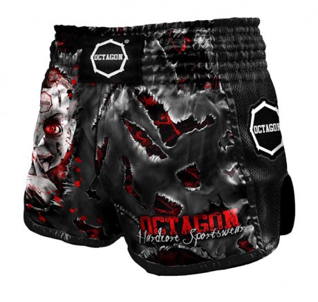 Spodenki Damskie Muay Thai Octagon Be Quiet Or Be Dead