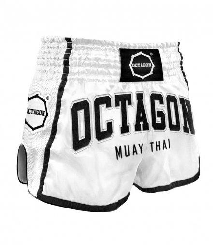 Spodenki Muay Thai Octagon White