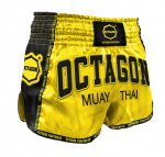 Spodenki Muay Thai Octagon yellow 
