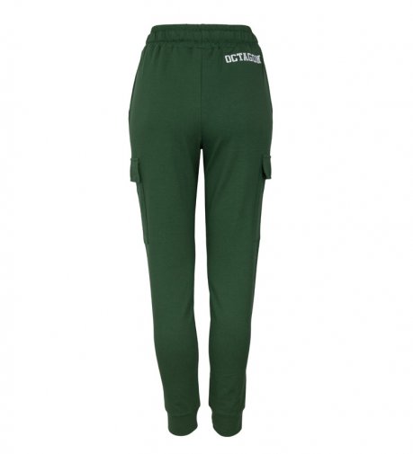 Spodnie bojówki damskie Octagon "LOGO" green
