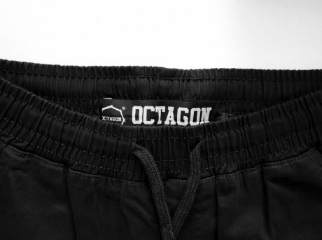 Spodnie Joggery Octagon CARGO black jeans