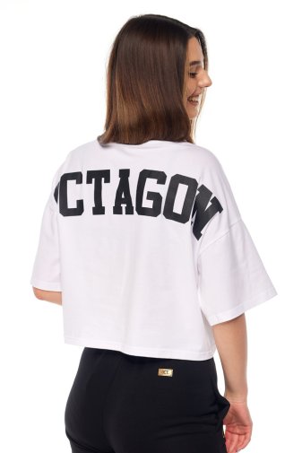 T-shirt damski Octagon CALIFORNIA white