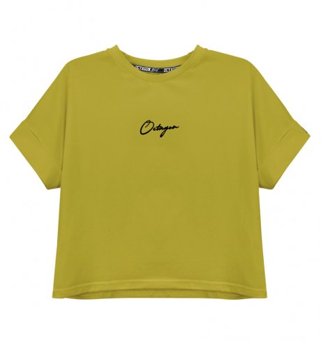 T-shirt damski Octagon DISCRI olive UNI