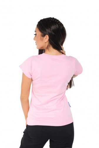 T-shirt damski Octagon est. 2010 pink