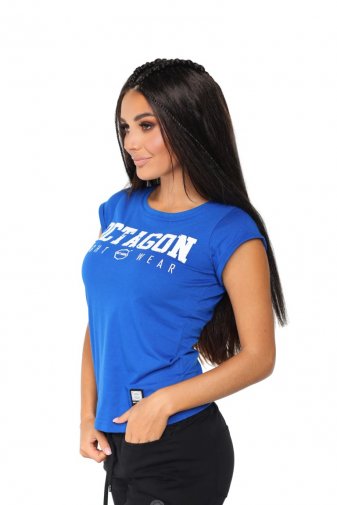 T-shirt damski Octagon Fight Wear blue