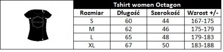 T-shirt damski Octagon "JEST RYZYKO JEST ZABAWA"