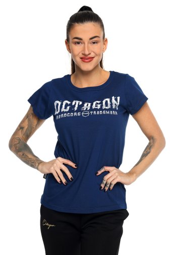 T-shirt damski Octagon Miss Joker dark navy 