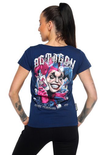 T-shirt damski Octagon Miss Joker dark navy 