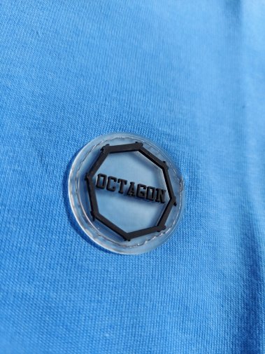 T-shirt damski Octagon Regular blue