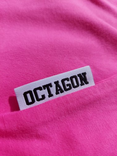 T-shirt damski Octagon Regular pink