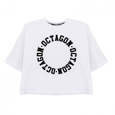 T-shirt damski Octagon RING white