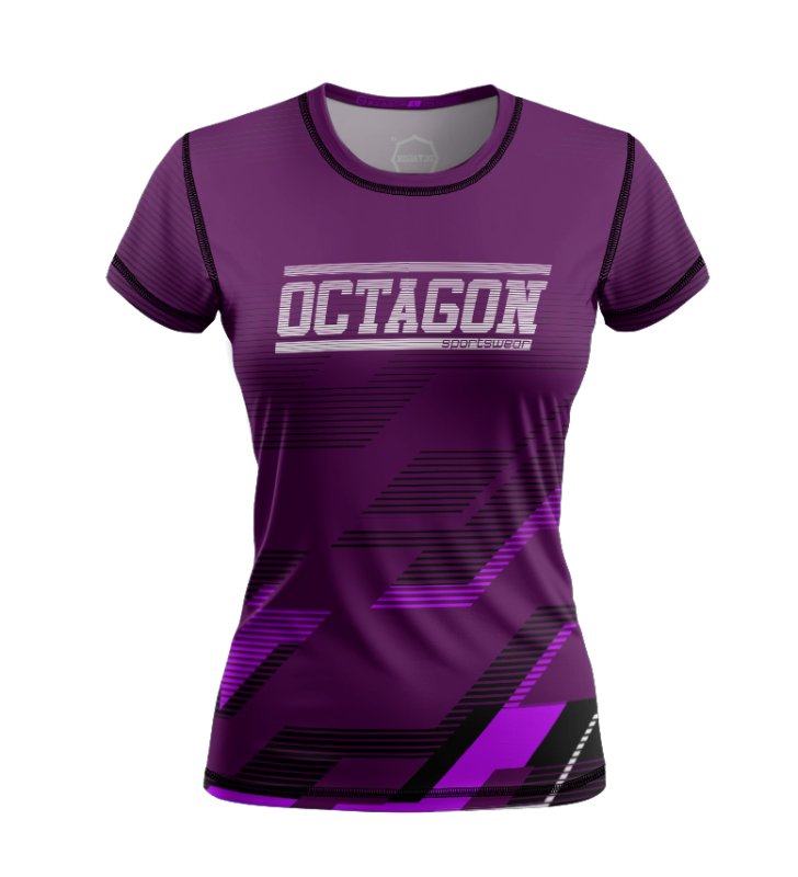 T-shirt damski Sport Octagon Racer purple