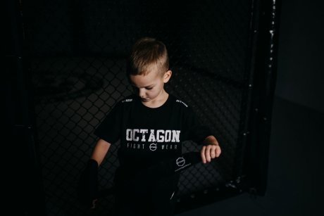 T-shirt dziecięcy Octagon Fight Wear czarny