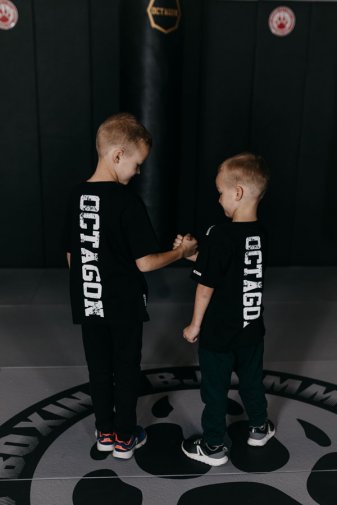T-shirt dziecięcy Octagon Fight Wear czarny