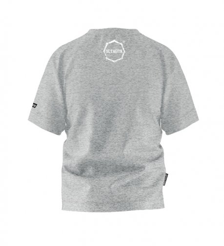 T-shirt dziecięcy Octagon Logo Smash grey