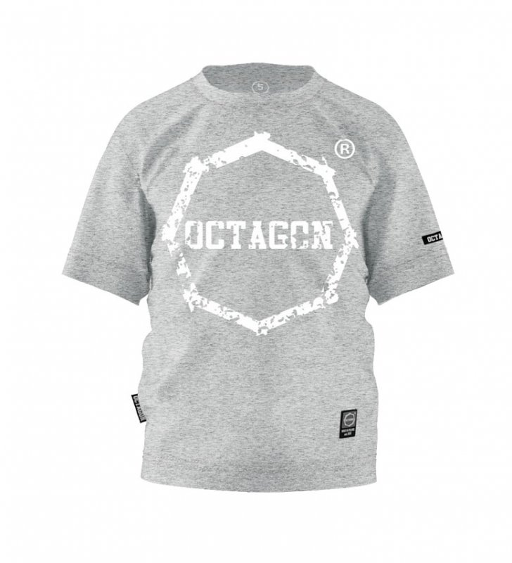 T-shirt dziecięcy Octagon Zęby grey
