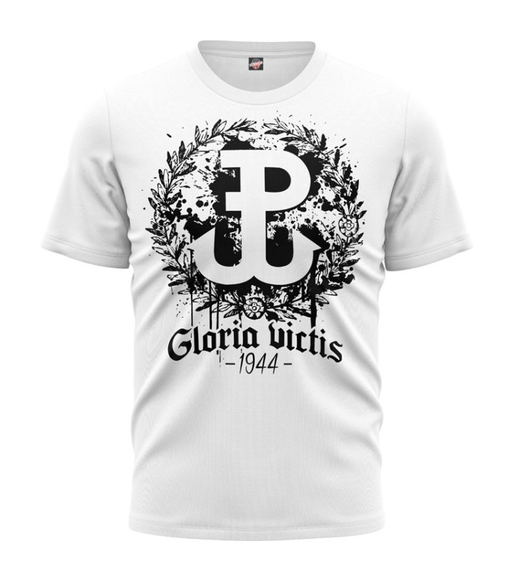 T-shirt Gloria Victis PW biały