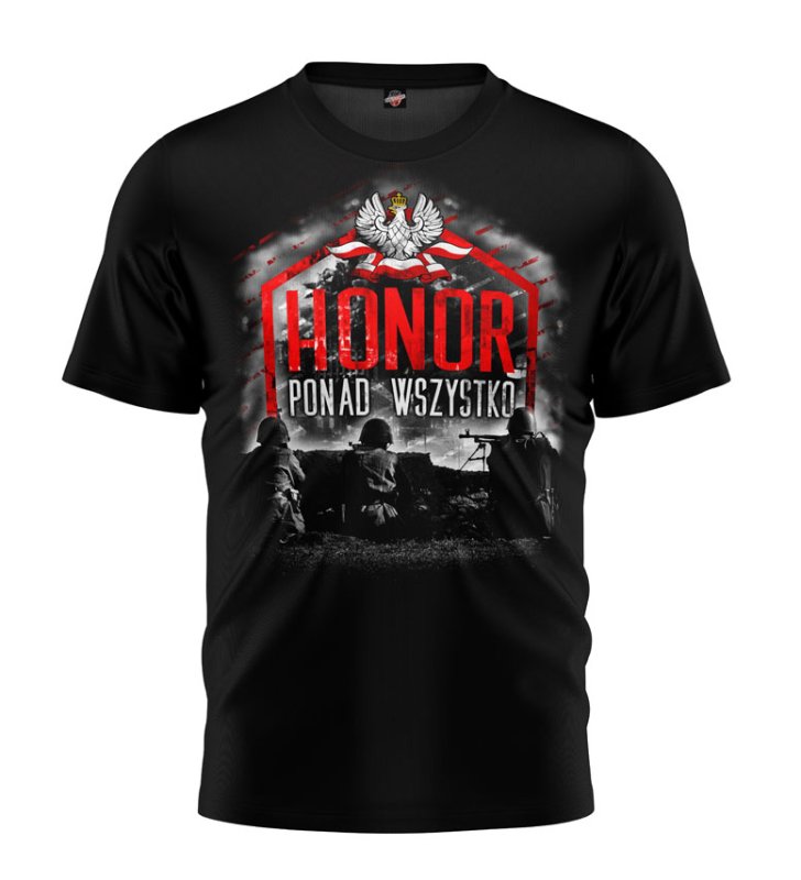 T-shirt Honor Ponad Wszystko WRP czarny 