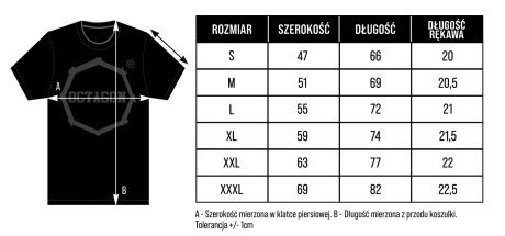 T-shirt Octagon Polska Orzeł biały