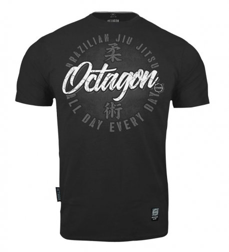 T-shirt Octagon Brazilian Jiu Jitsu grey [KOLEKCJA 2021]