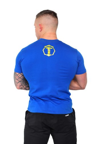 T-shirt Octagon Brazilian Jiu Jitsu blue