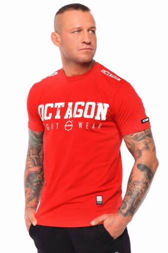 T-shirt Octagon Fight Wear OCTAGON red