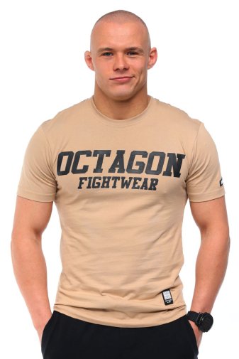 T-shirt Octagon FW Straight beige 