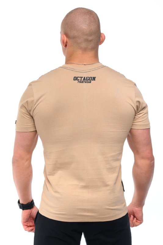 T-shirt Octagon FW Straight beige 
