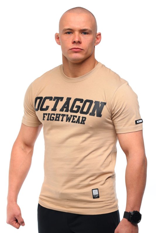 T-shirt Octagon FW Straight beige 