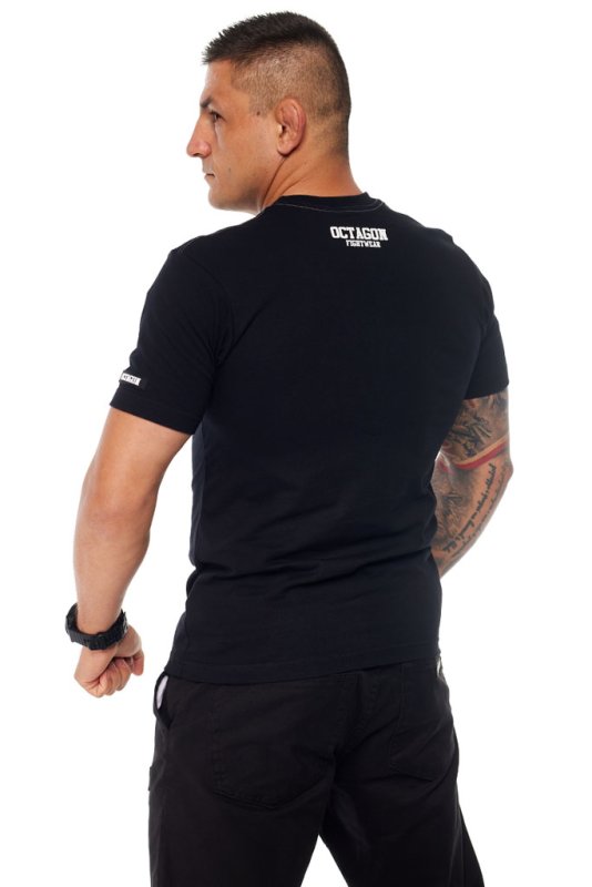 T-shirt Octagon FW Straight black/white
