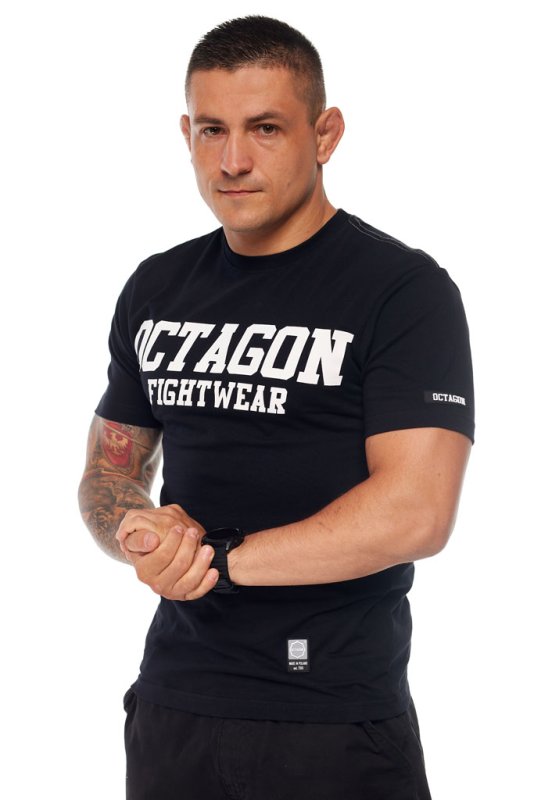 T-shirt Octagon FW Straight black/white