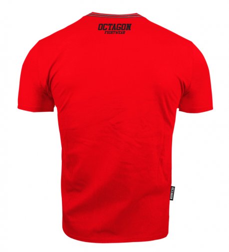 T-shirt Octagon FW Straight red