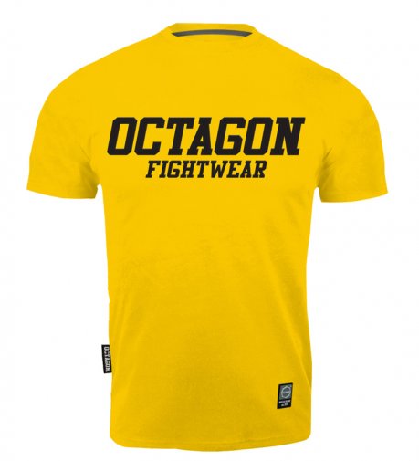 T-shirt Octagon FW Straight yellow