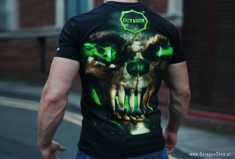 T-shirt Octagon Green Demon