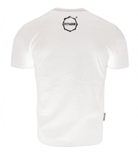 T-shirt Octagon Logo Smash white