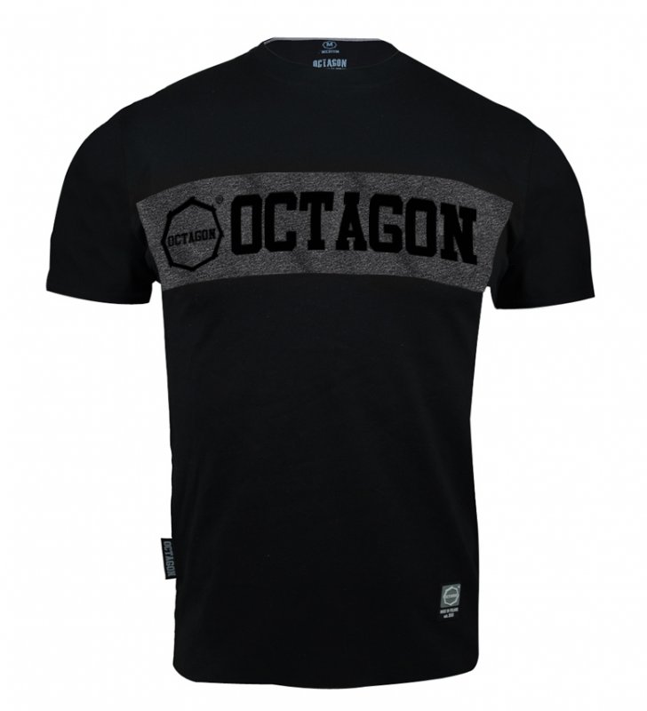 T-shirt Octagon Middle black/grey [KOLEKCJA 2022]