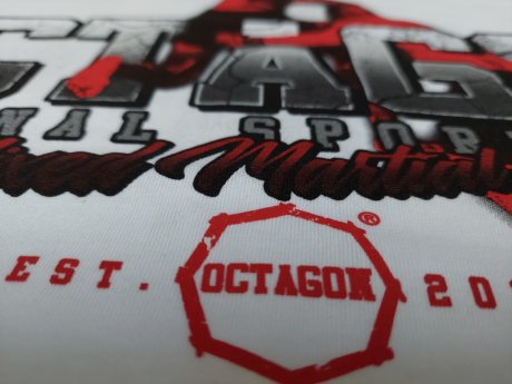 T-shirt Octagon Mixed Martial Arts 2 white