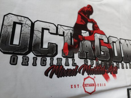 T-shirt Octagon Mixed Martial Arts 2 white