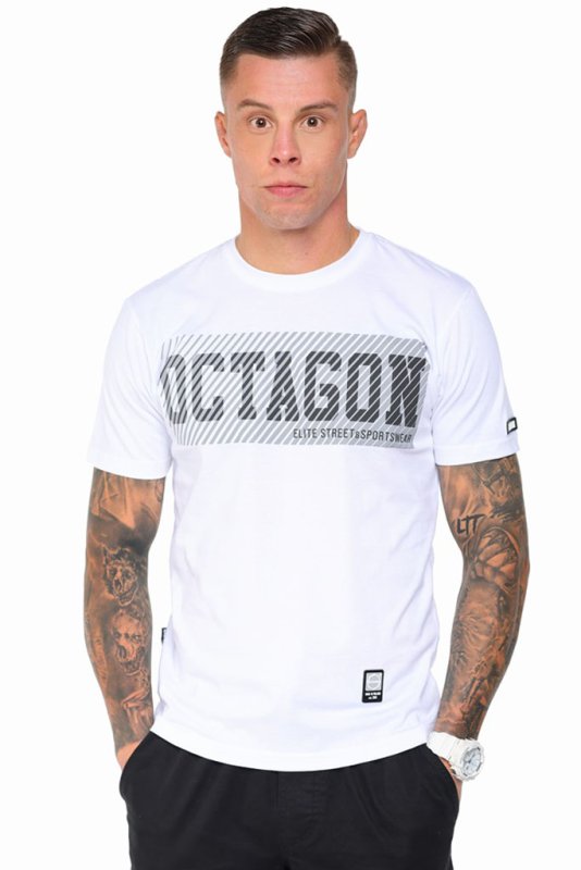T-shirt Octagon New Lines white