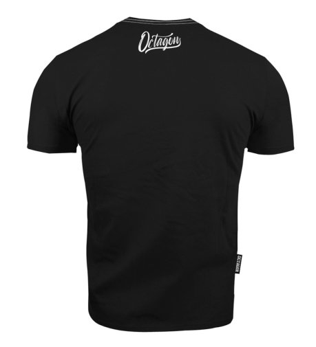 T-shirt Octagon Retro black/white